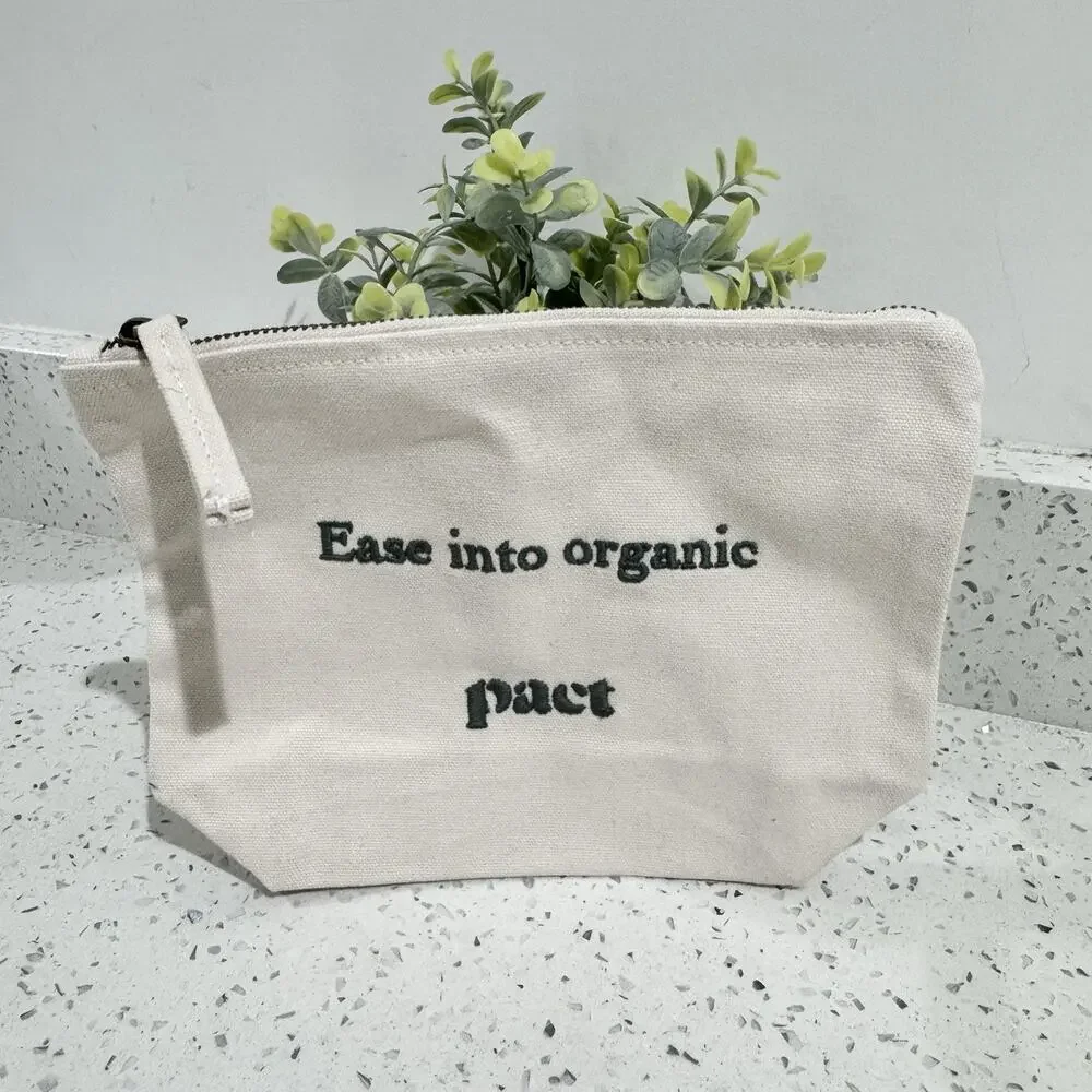Pact Organic Cotton Canvas Zippered Pouch